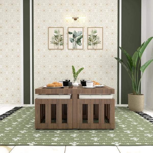 The Grid Nest Coffee & Dining Table Set - Sekar Lifestyle